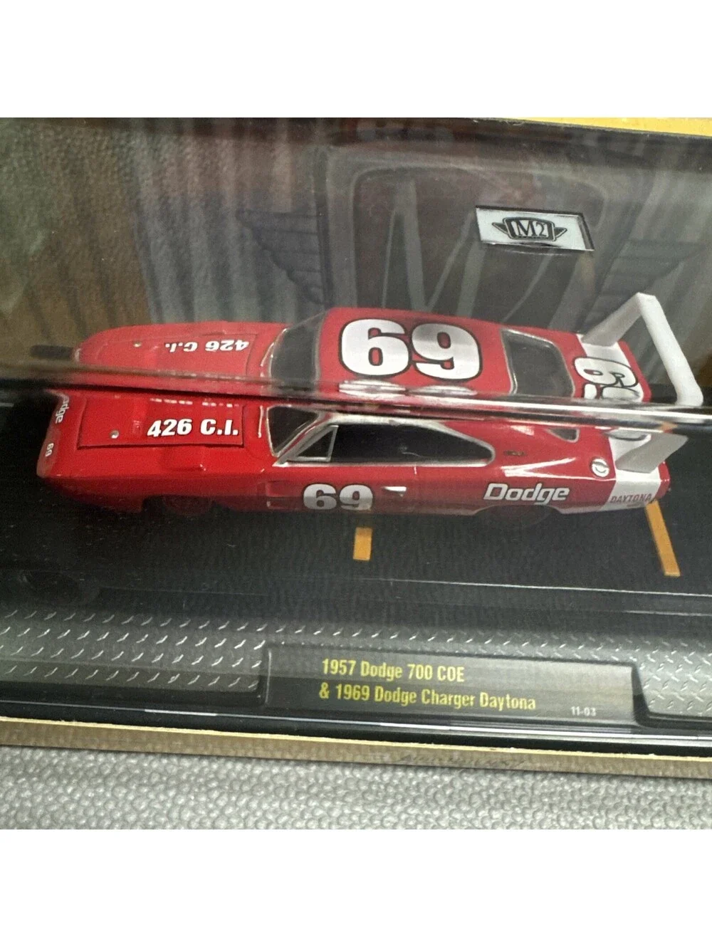 1:64 M2 Machines Auto-Haulers 1957 Dodge 700 COE & 1969 Dodge Charger Daytona